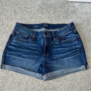 a.n.a Women's Blue Denim Shorts